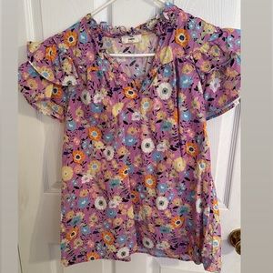 Entro flutter sleeve top